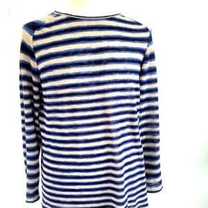 Hugo Boss Striped 100% Linen Men's Summer Sweater